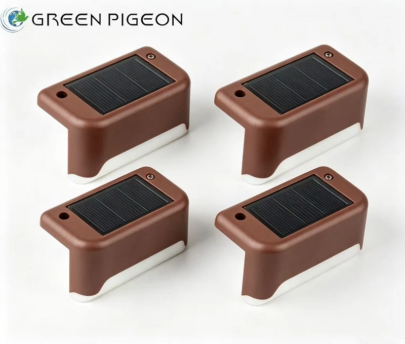 Aurinkoenergialla toimivat porrasvalot ulkoportaisiin